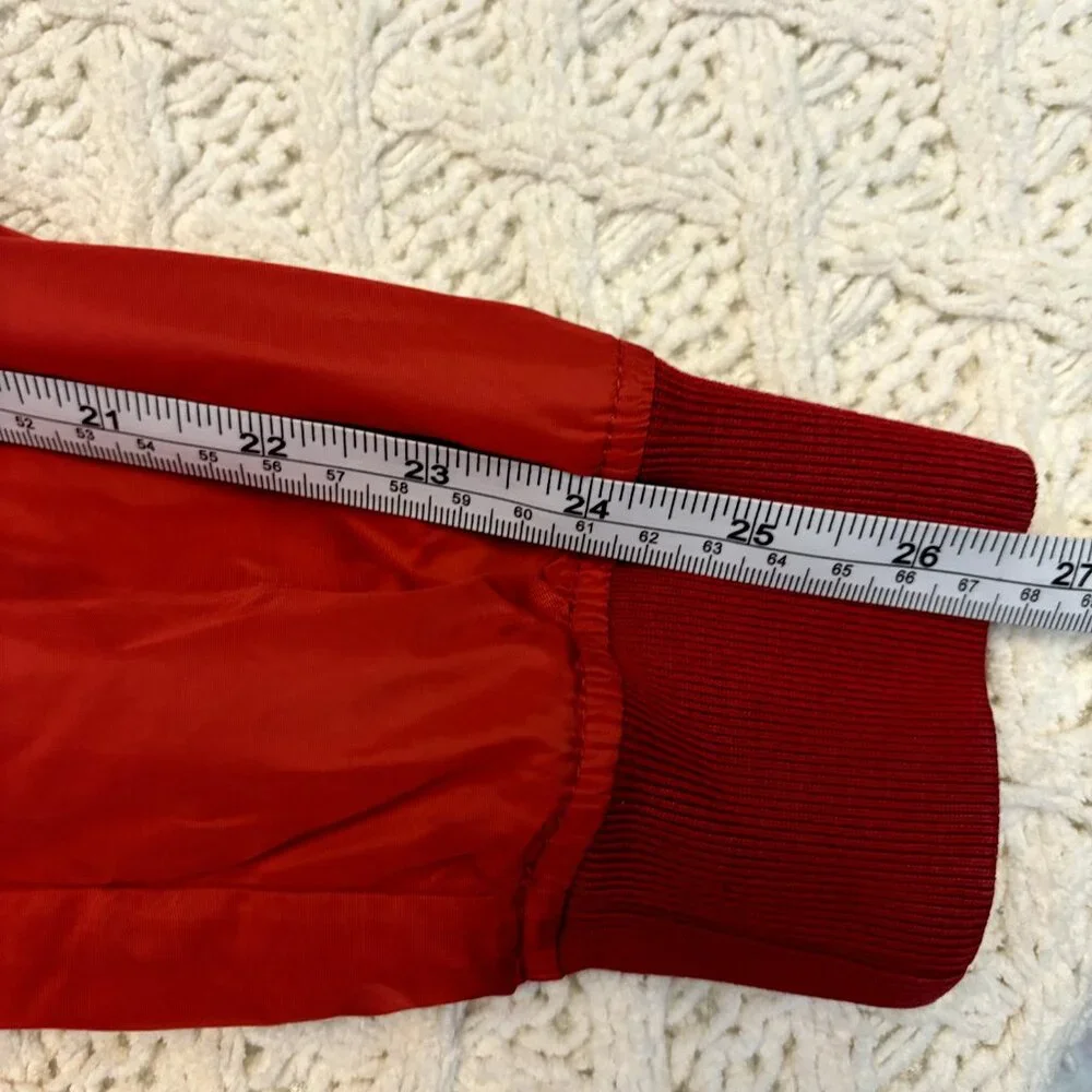 Baldessarini Size 54IT 44US Men's Red Windbreaker Full Zip Jacket Made in Poland